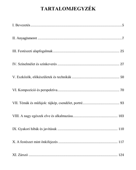 Kezdő Festők Kézikönyve - E-book