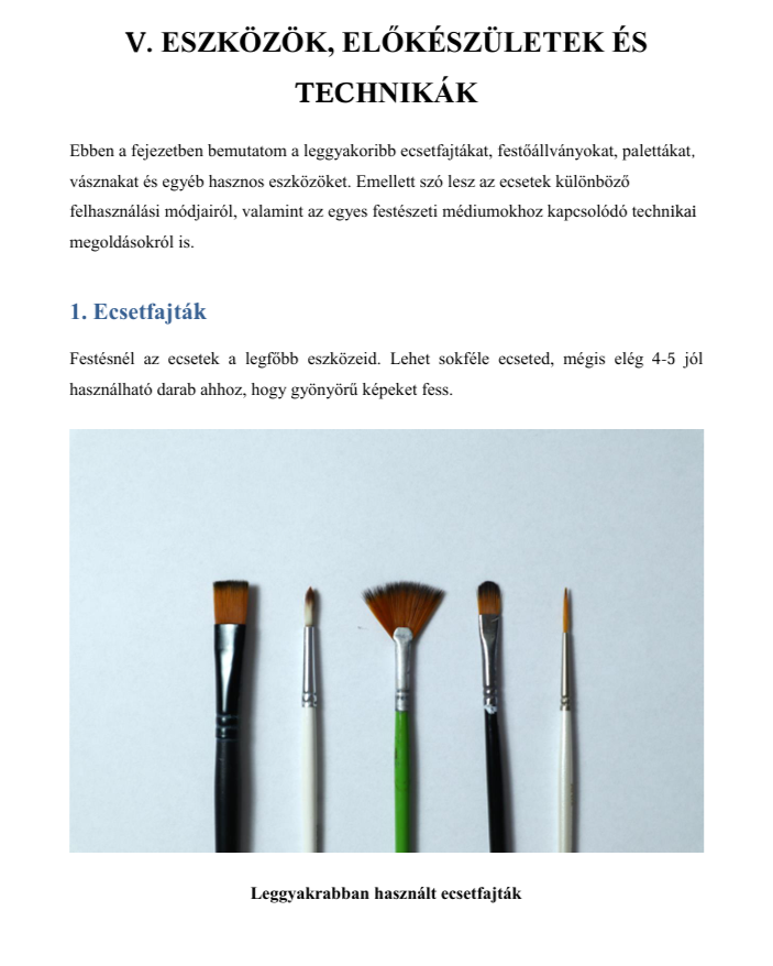 Kezdő Festők Kézikönyve - E-book