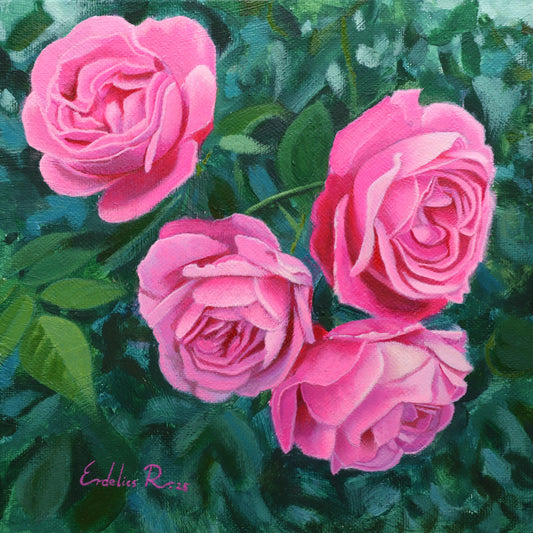 Roses – Hand-Embellished Signed Print