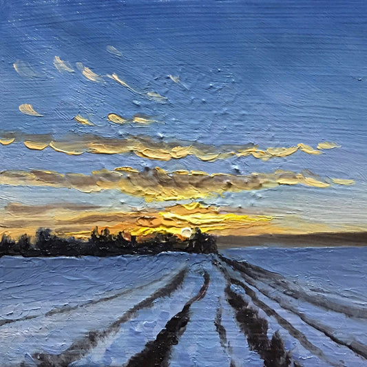 Winter Sunset - Signed Print