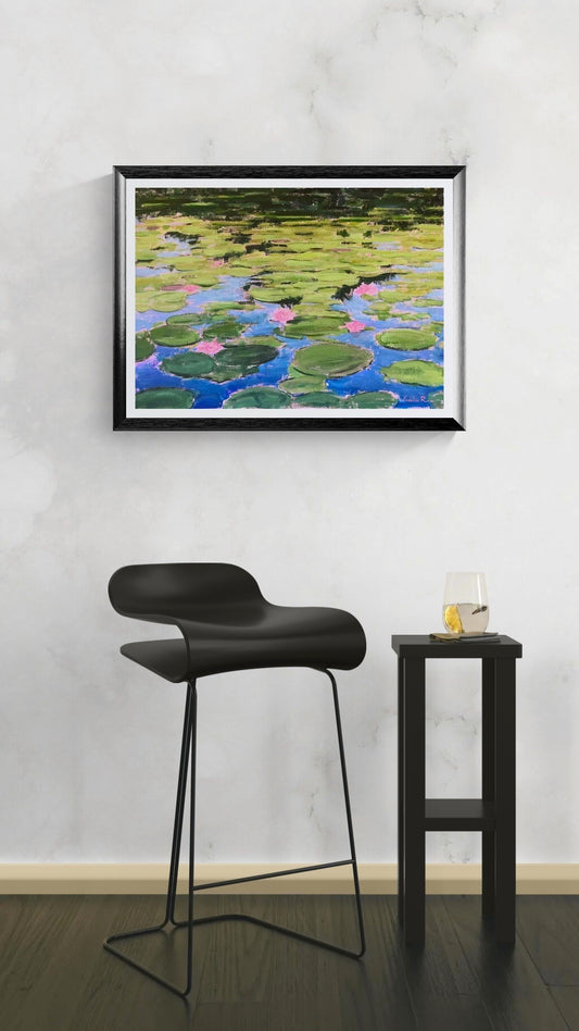 Water Lilies - Original Acrylic Painting
